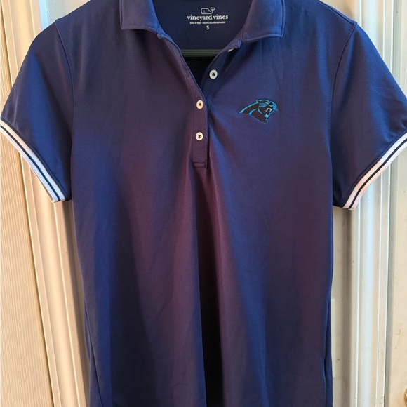 Vineyard Vines Carolina Panthers Polo Shirt - Picture 2 of 9